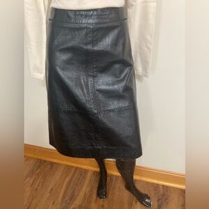 Elegant Black Leather Skirt
Item# TSsk6